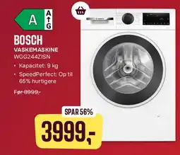 Skousen BOSCH VASKEMASKINE tilbud