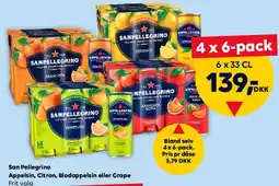 BorderShop San Pellegrino 4 x 6-pack (6 x 33 cl) tilbud