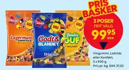 BorderShop 3 poser - frit valg tilbud