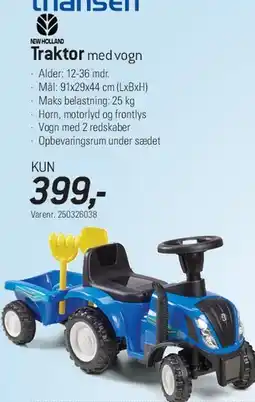 Thansen Traktor med vogn tilbud