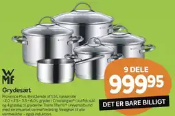 Din Isenkræmmer WMF Grydesæt (9 dele) tilbud