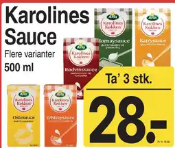 ABC Lavpris Karolines Sauce tilbud