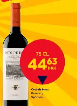 BorderShop Coto de Imaz Reserva (75 cl) tilbud
