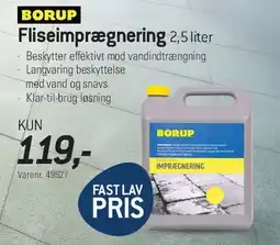 Thansen BORUP Fliseimprægnering 2,5 liter tilbud