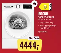 Skousen BOSCH TØRRETUMBLER tilbud