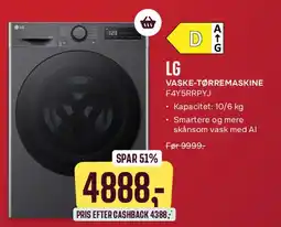 Skousen LG VASKE-TØRREMASKINE tilbud