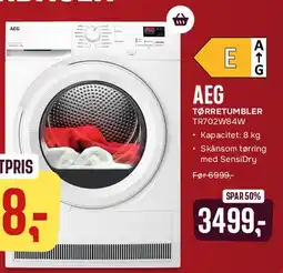 Skousen AEG TØRRETUMBLER tilbud