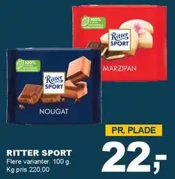 Let-Køb Ritter Sport (plader) tilbud