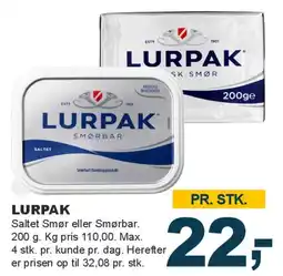 Let-Køb Lurpak smør tilbud