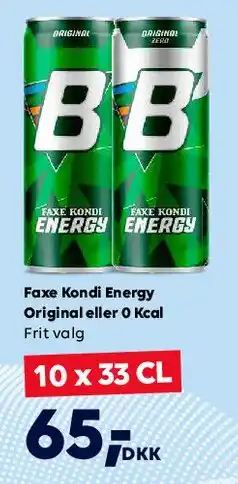 BorderShop Faxe Kondi Energy tilbud