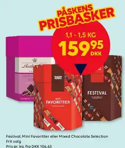 BorderShop Festival / Mini Favoritter / Mixed Chocolate Selection tilbud