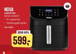 Skousen NOVA airfryer tilbud