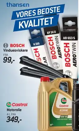 Thansen Motorolie 4 L tilbud