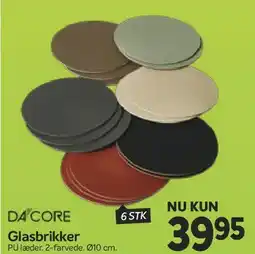 Din Isenkræmmer Glasbrikker (6 stk.) tilbud