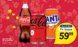 Fakta Tyskland Coca Cola Zero, PET el. Fanta Zero tilbud