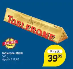Fakta Tyskland Toblerone Mælk tilbud