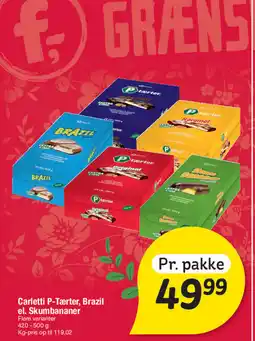 Fakta Tyskland Carletti P-Tærter, Brazil el. Skumbananer tilbud