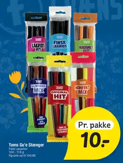 Fakta Tyskland Toms Go'e Stænger tilbud