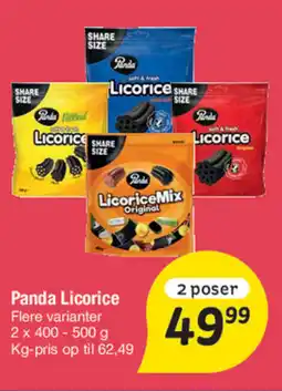 Fakta Tyskland Panda Licorice tilbud