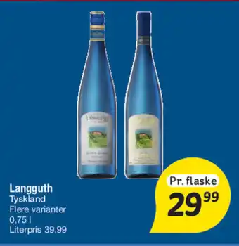 Fakta Tyskland Langguth tilbud