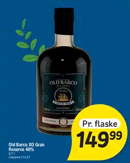 Fakta Tyskland Old Barco XO Gran Reserva 40% tilbud