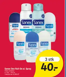 Fakta Tyskland Sanex Deo Roll-On el. Spray tilbud