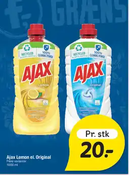 Fakta Tyskland Ajax Lemon el. Original tilbud