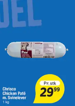 Fakta Tyskland Chrisco Chicken Patë m. Svinelever tilbud