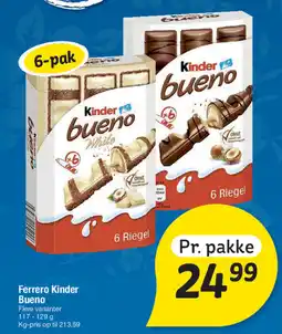 Fakta Tyskland Ferrero Kinder Bueno tilbud