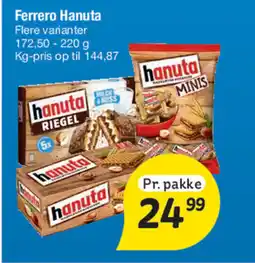 Fakta Tyskland Ferrero Hanuta tilbud