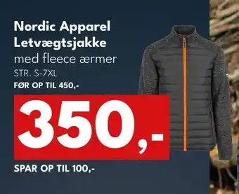 Nordic Apparel Letvægtsjakke