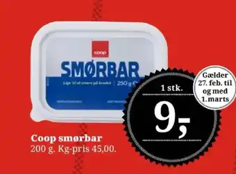 Coop smørbar