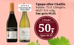 Dagli'Brugsen Upupa eller Challis tilbud