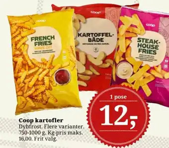 Dagli'Brugsen Coop kartofler tilbud