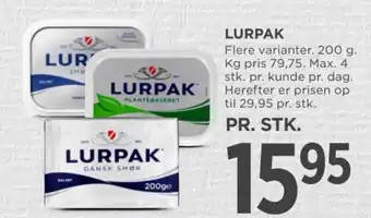 MENY Lurpak tilbud