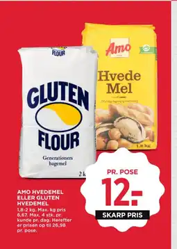 MENY Amo hvedemel eller gluten hvedemel tilbud