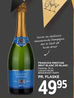 MENY Francois prestige brut blanc de blanc tilbud
