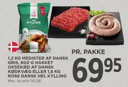MENY Medister af dansk gris tilbud