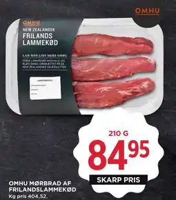 MENY Omhu mørbrad af frilandslammekød tilbud