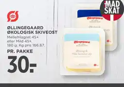 MENY Øllingegaard økologisk skiveost tilbud