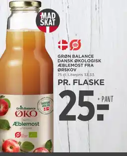 MENY Grøn balance dansk økologisk æblemost fra ørskov tilbud