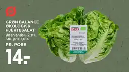 MENY Grøn balance økologisk hjertesalat tilbud