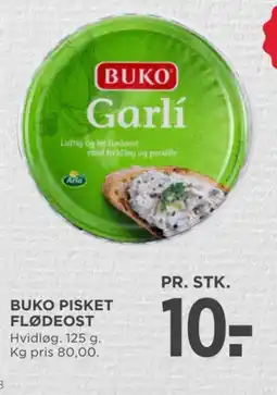MENY Buko pisket flødeost tilbud