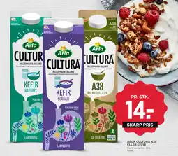 MENY Arla cultura a38 eller kefir tilbud