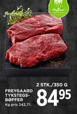 MENY Freygaard tykstegs- bøffer tilbud