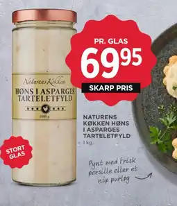 MENY Naturens køkken høns i asparges tarteletfyld tilbud