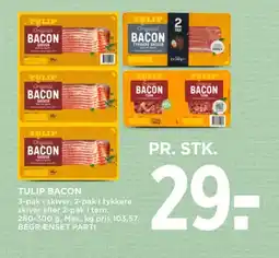 MENY Tulip bacon tilbud