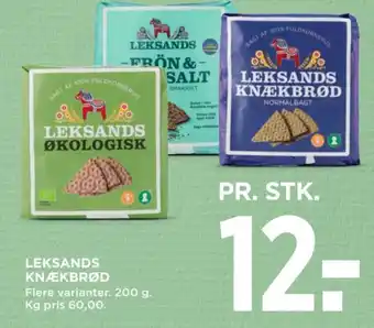 MENY Leksands knækbrød tilbud