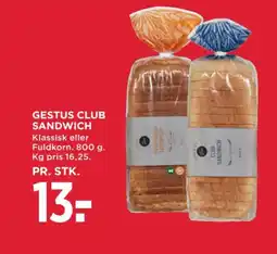 MENY Gestus club sandwich tilbud