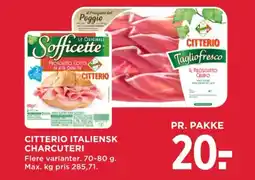 MENY Citterio italiensk charcuteri tilbud